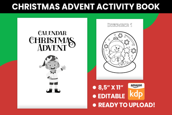 Christmas Advent Activity Book – KDP Graphics for Kdp Interiors