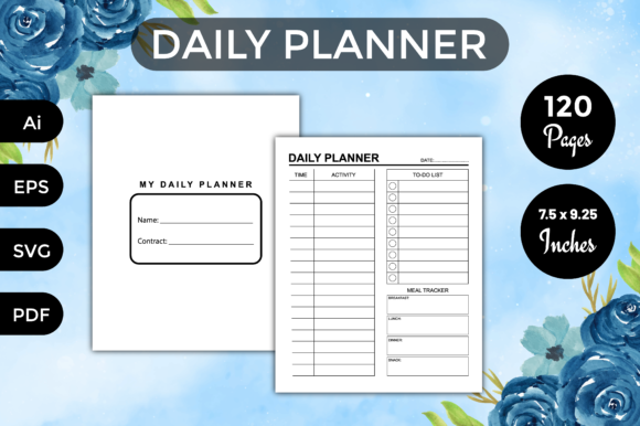 Daily Planner KDP Interior