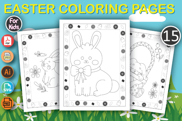 Easter Coloring Pages for Kids and Teens