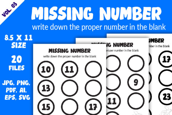 Graphics for Kids Activity: Find Missing Number
