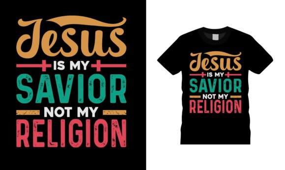Jesus Is My Savior T-Shirt Design