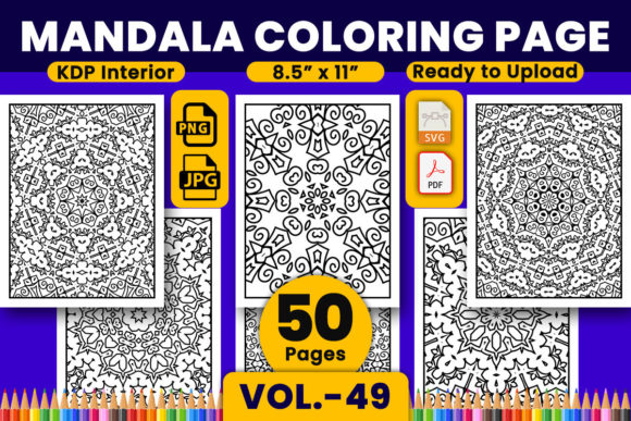 Mandala Coloring Page Kdp Interior