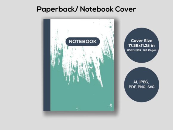 Notebook Cover Design for KDP Interiors & Graphics
