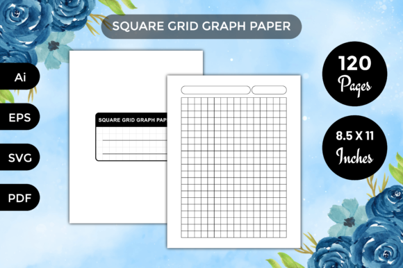 Square Grid Graph Paper KDP Interior