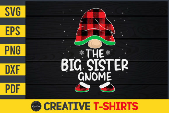 The Big Sister Gnome Graphics & Print Templates